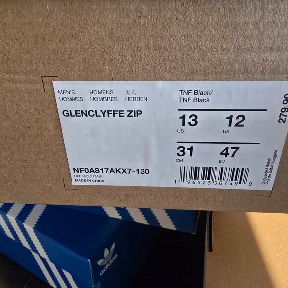 NEW The North Face Glenclyffe Zip Hi NF0A817A Black Men's Size 13 Boot Boots NEW - Picture 13 of 14